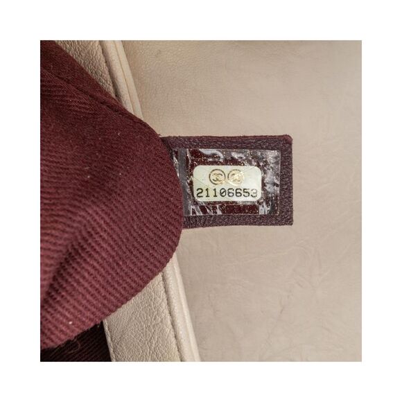 Pre Loved Chanel Quilted Lambskin Leather Chain Bag Women White Shoulder Bags - Picture 7 of 8